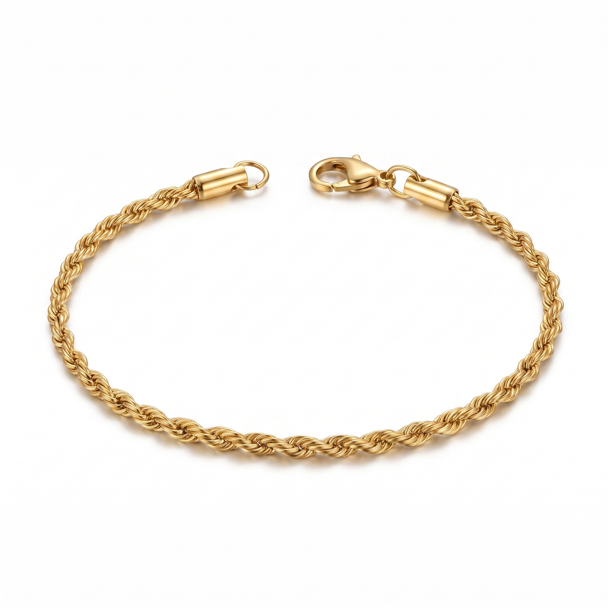 Wave Bracelet Gold — product shot
