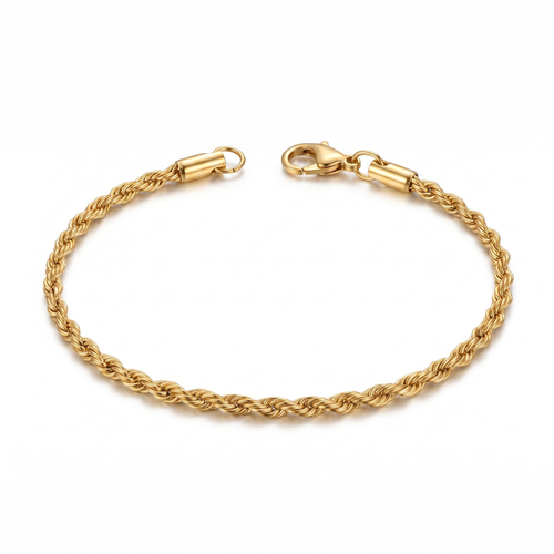 Wave Bracelet Gold — product shot