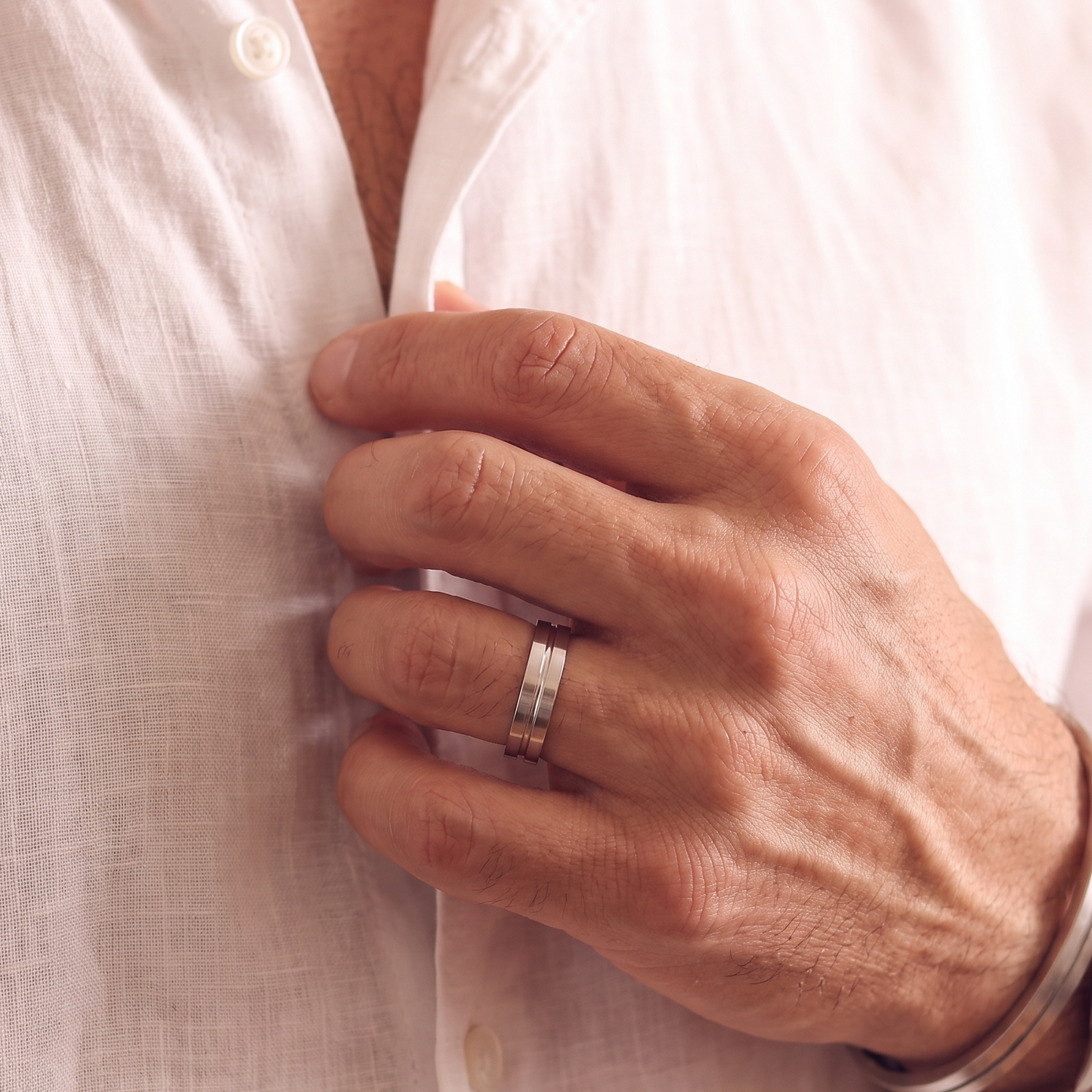 Atlas Ring Silver