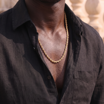 Wave Necklace Gold
